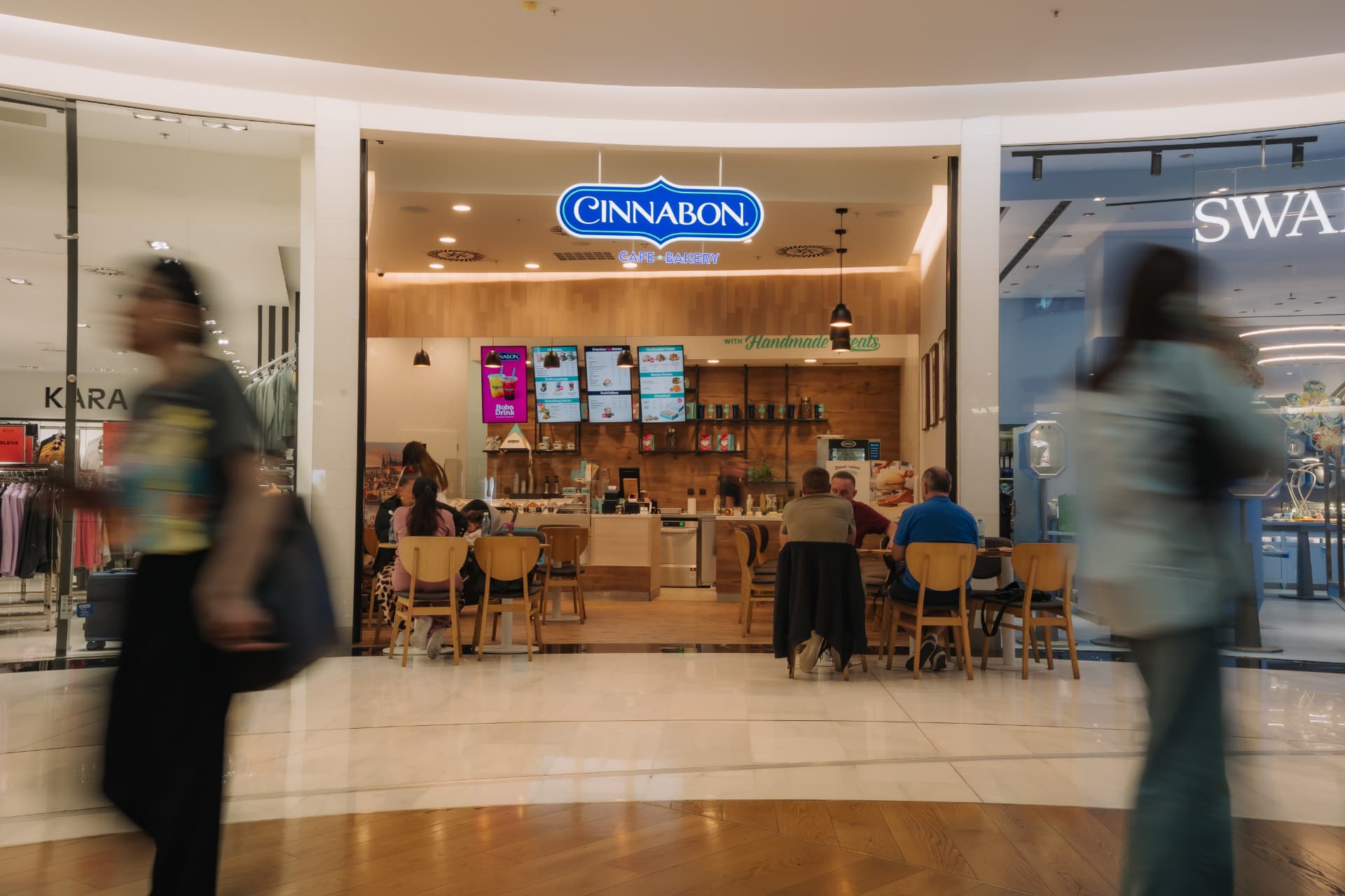 Prodejna Cinnabon Westfield Chodov